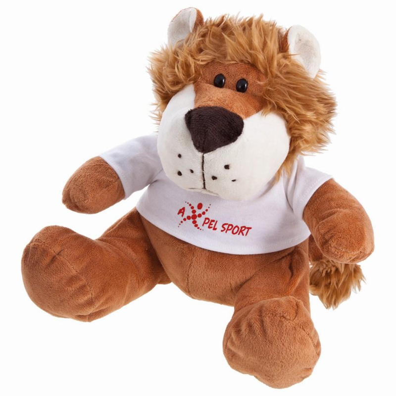 Pluszowy lew  Richard K z logo HE669-16 - 3