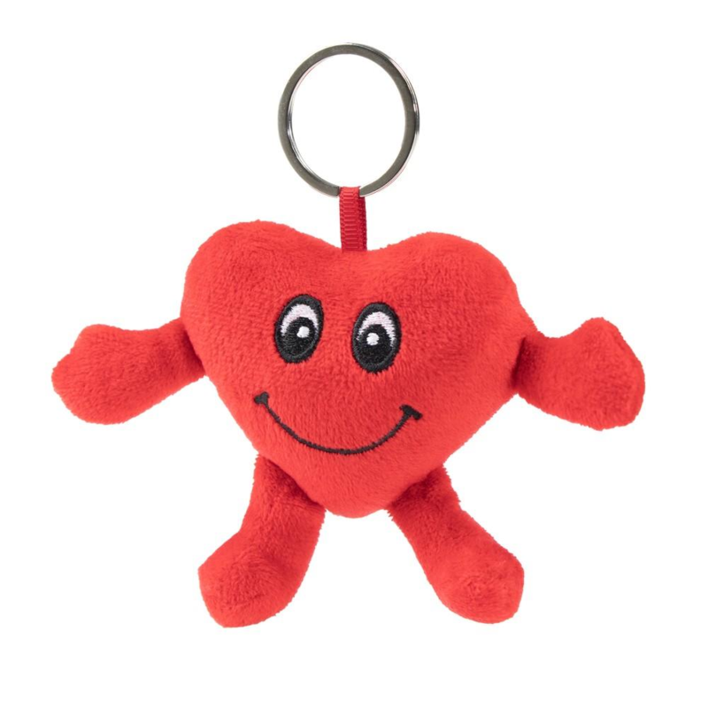 Pluszowe serce, brelok  Cuorezo z logo HE865-05 - 4