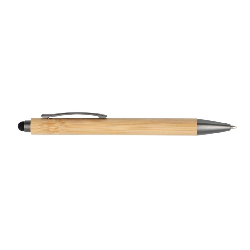 Bambusowy długopis, touch pen  Keandre z logo V0058-17 - 10