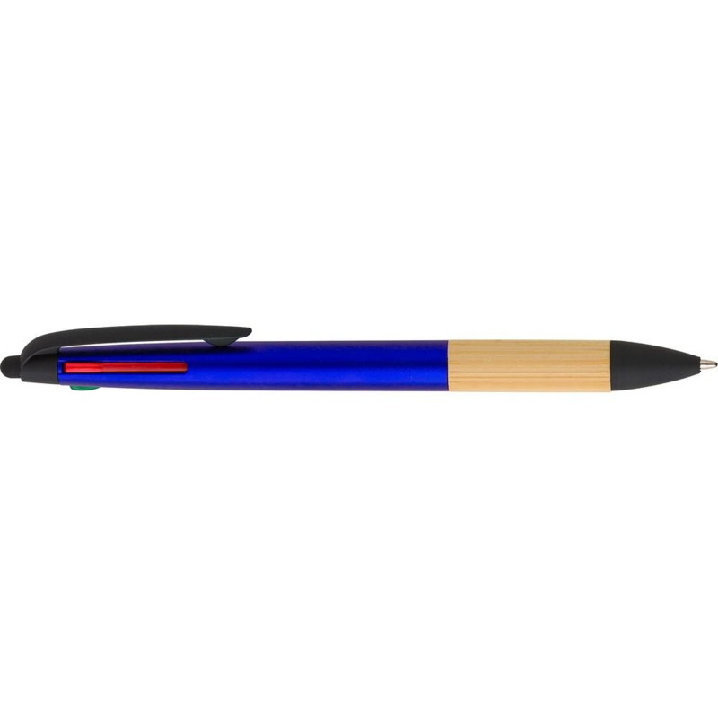 Długopis, wielokolorowy wkład, touch pen z logo V1189-11 - 3