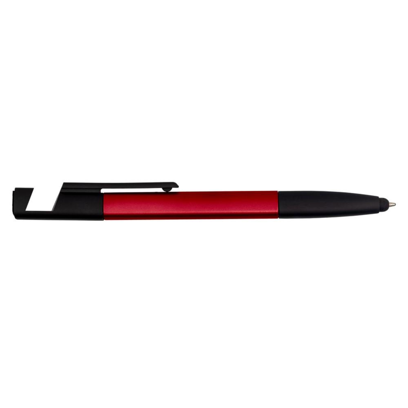 Długopis wielofunkcyjny, touch pen, stojak na telefon, czyścik do ekranu, linijka, śrubokręty  Tonu z logo V1849-05 - 12
