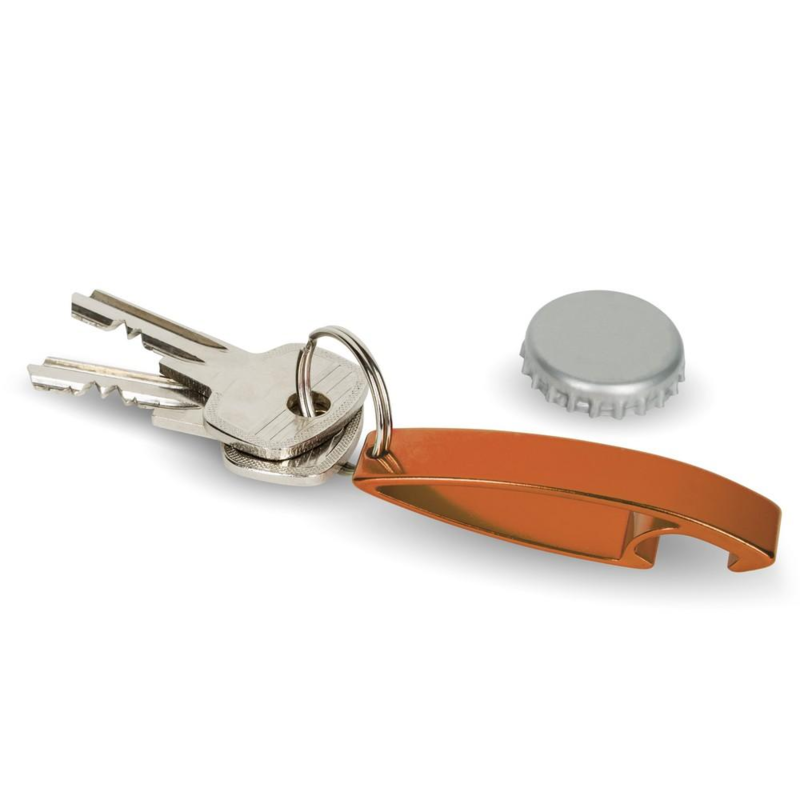 Brelok do kluczy, otwieracz do butelek  Cleo z logo V4760-07 - 2