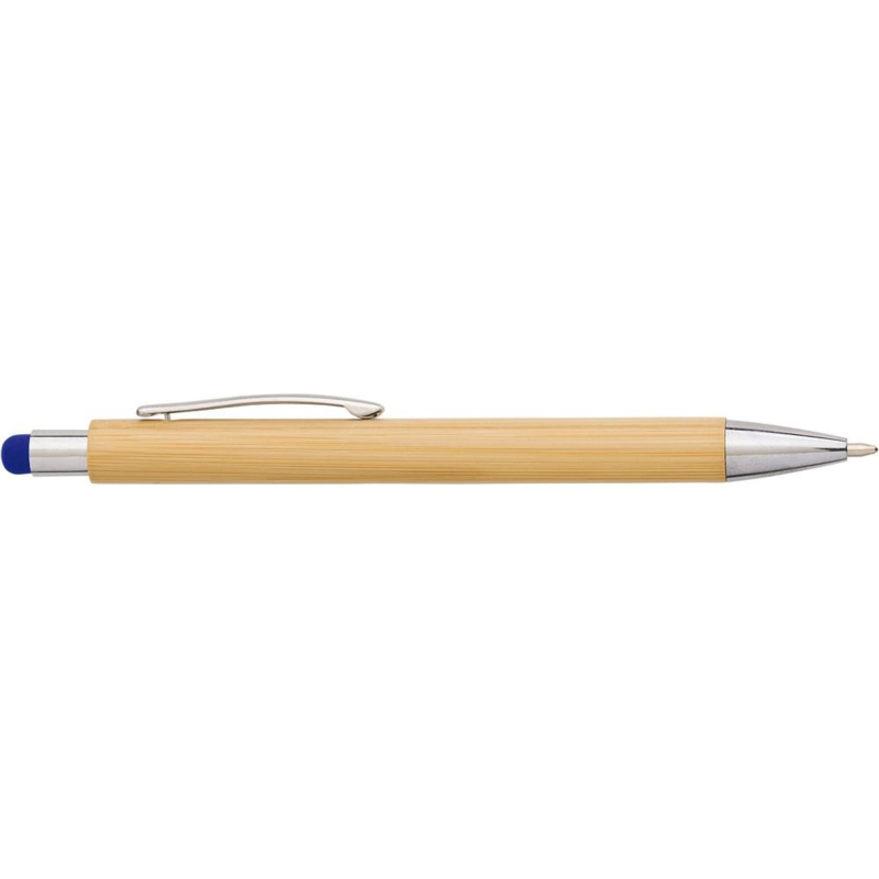Bambusowy długopis, touch pen z logo V9335-11 - 4