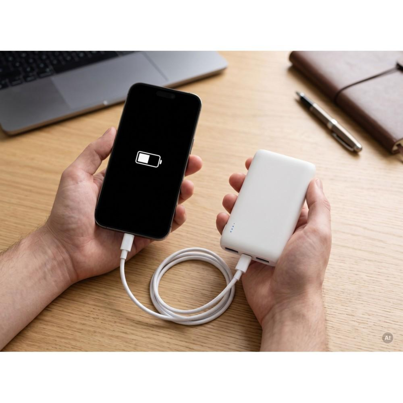 Power bank 5000 mAh  Madreno z logo VA945-02 - 2