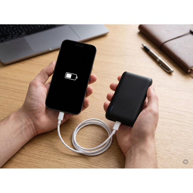Power bank 5000 mAh  Madreno z logo VA945-03 - 2