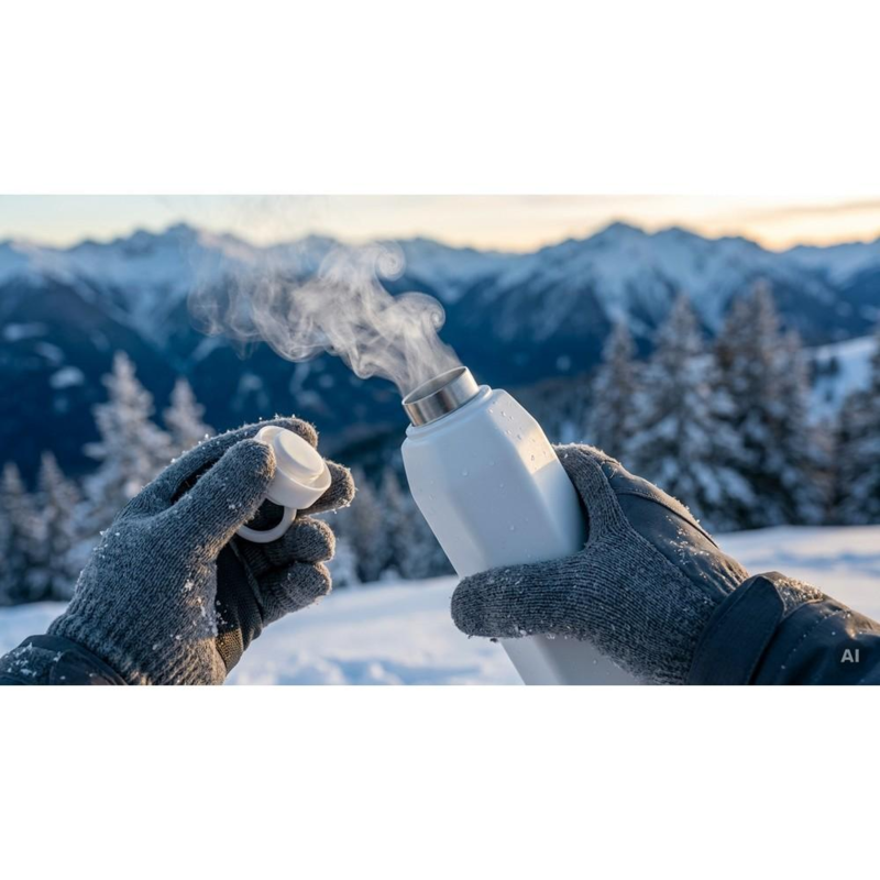 Butelka termiczna 470 ml z uchwytem Air Gifts  Dalamia z logo VA949-02 - 2