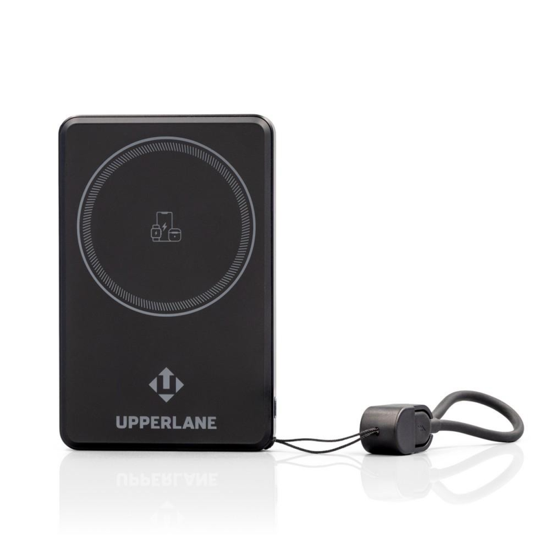 Bezprzewodowy power bank magnetyczny 10000 mAh Upperlane z logo VA958-03 - 8