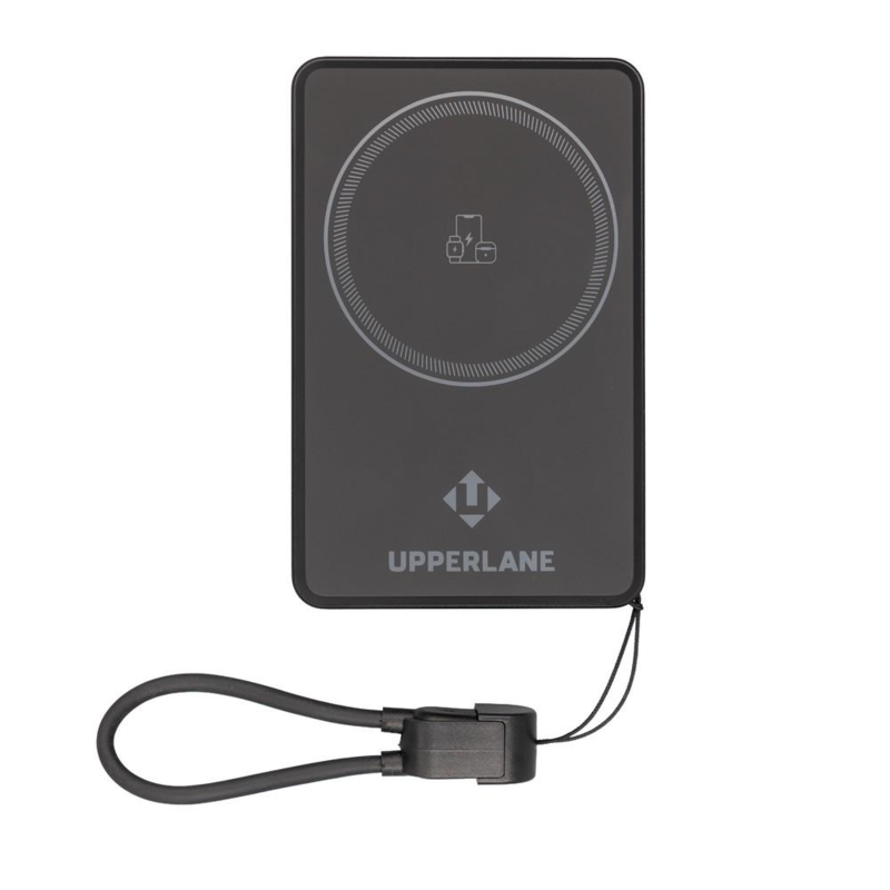 Bezprzewodowy power bank magnetyczny 10000 mAh Upperlane z logo VA958-03 - 11