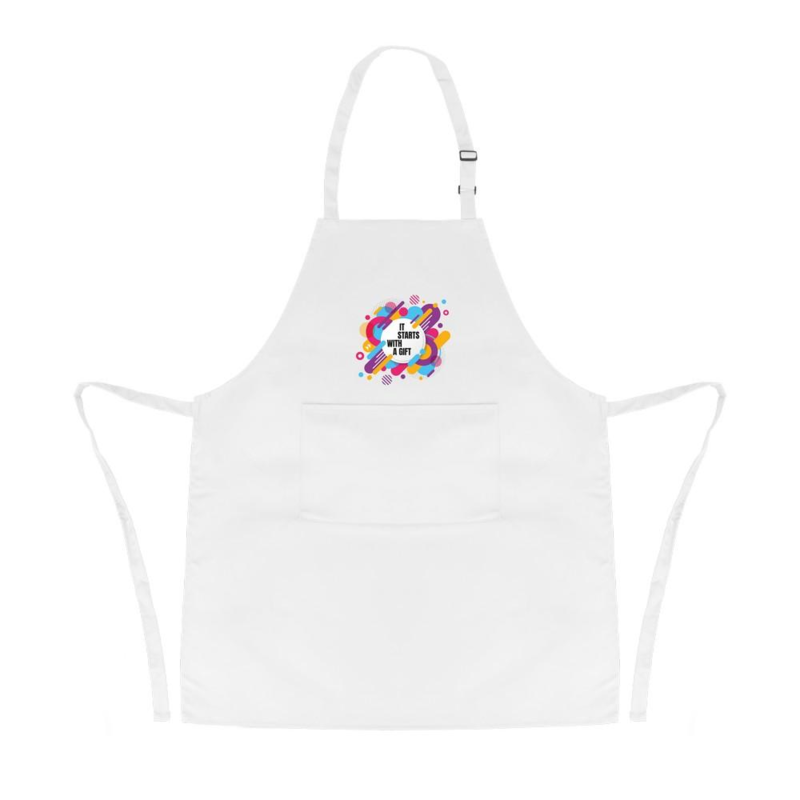 Fartuch kuchenny z kieszeniami Cotturo z logo VA972-02 - 4