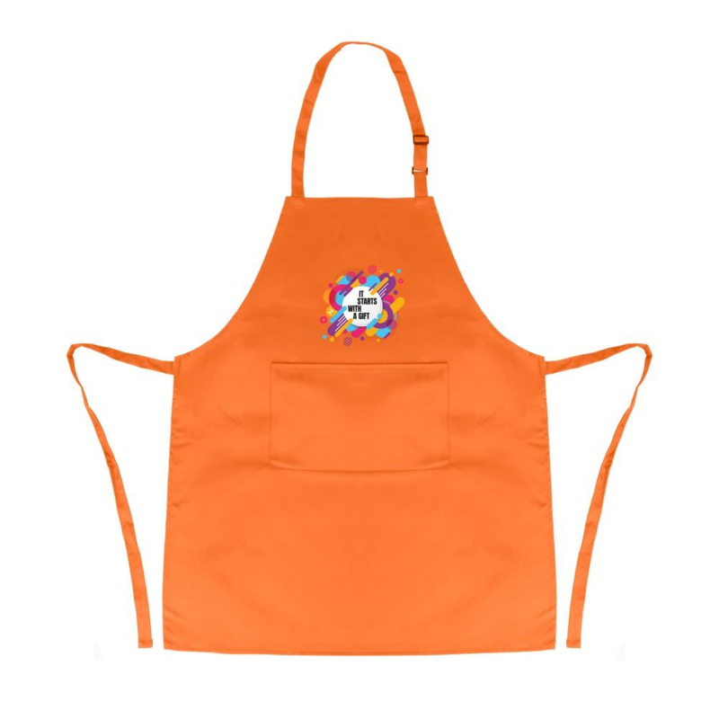 Fartuch kuchenny z kieszeniami Cotturo z logo VA972-07 - 4