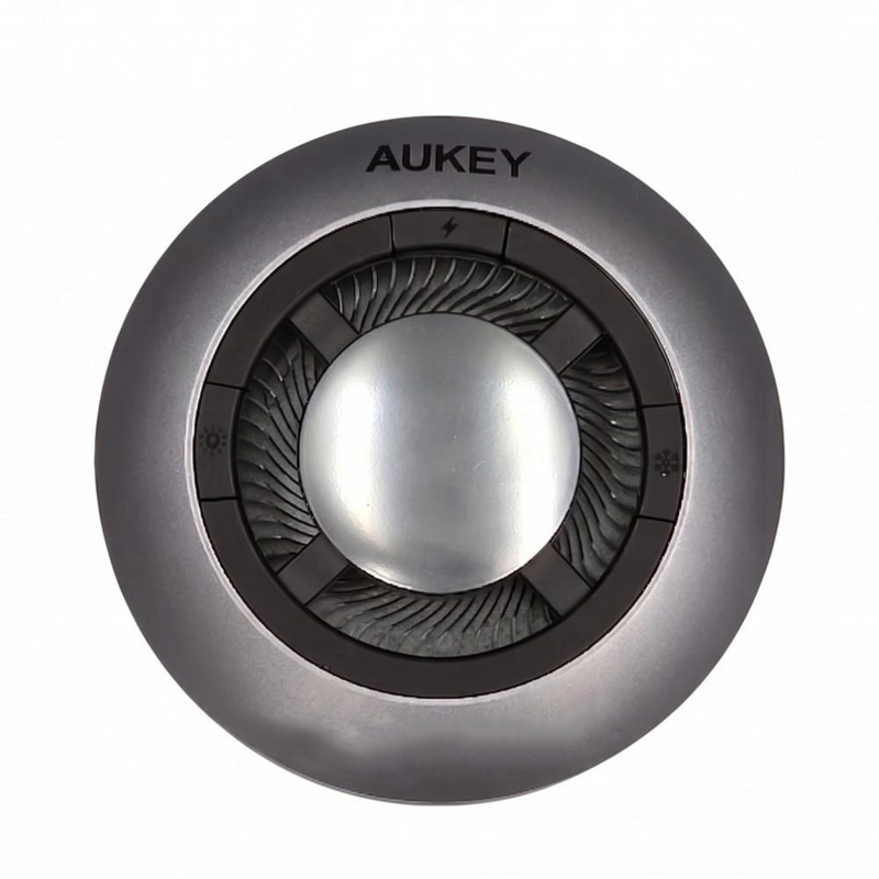 Magnetyczna ładowarka bezprzewodowa 15W z wentylatorem Aukey z logo VAM10-15 - 4