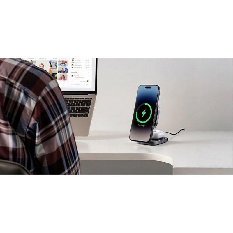 Magnetyczna ładowarka bezprzewodowa 15W Aukey z logo VAM11-15 - 3