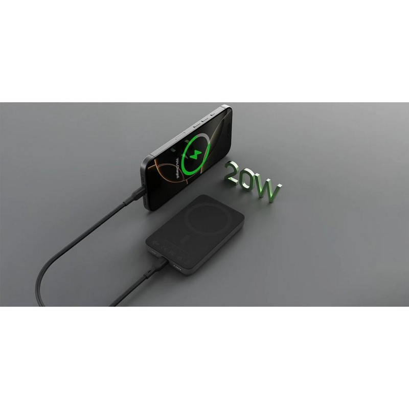 Magnetyczny, bezprzewodowy power bank 10000 mAh Aukey z logo VAM12-03 - 7
