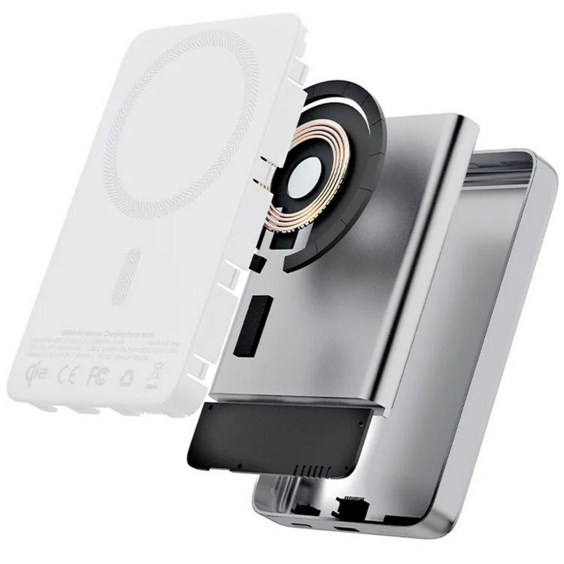 Magnetyczny, bezprzewodowy power bank 10000 mAh Aukey z logo VAM12-32 - 14