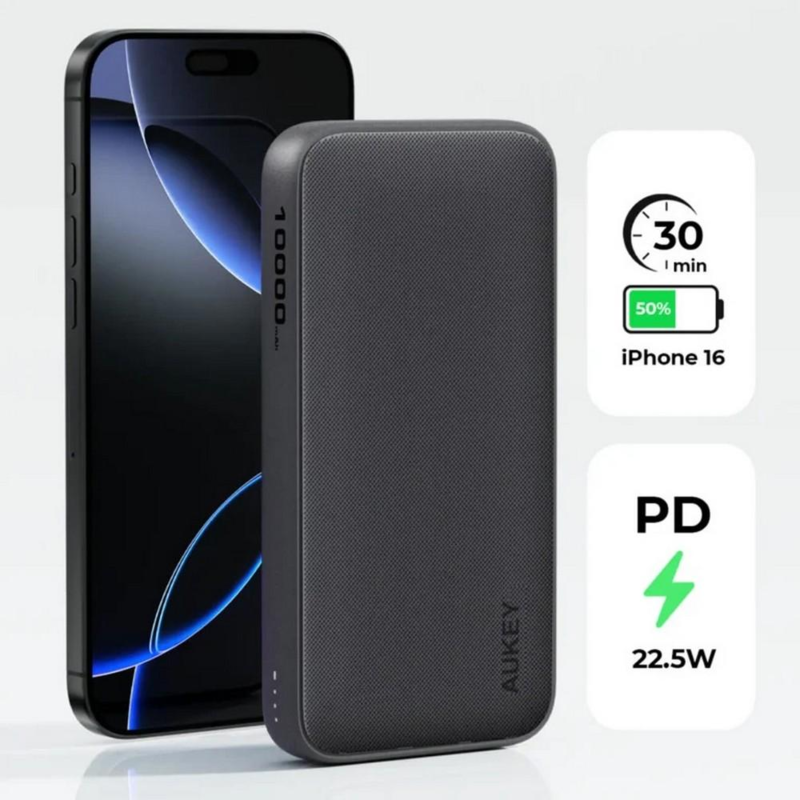 Power bank 10000 mAh Aukey z logo VAM13-03 - 7