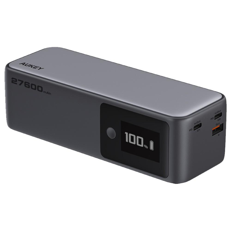 Power bank 27600 mAh, 140 W, Aukey z logo VAM15-32 - 7