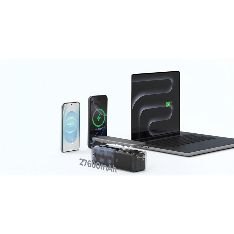 Power bank 27600 mAh, 140 W, Aukey z logo VAM15-32 - 8