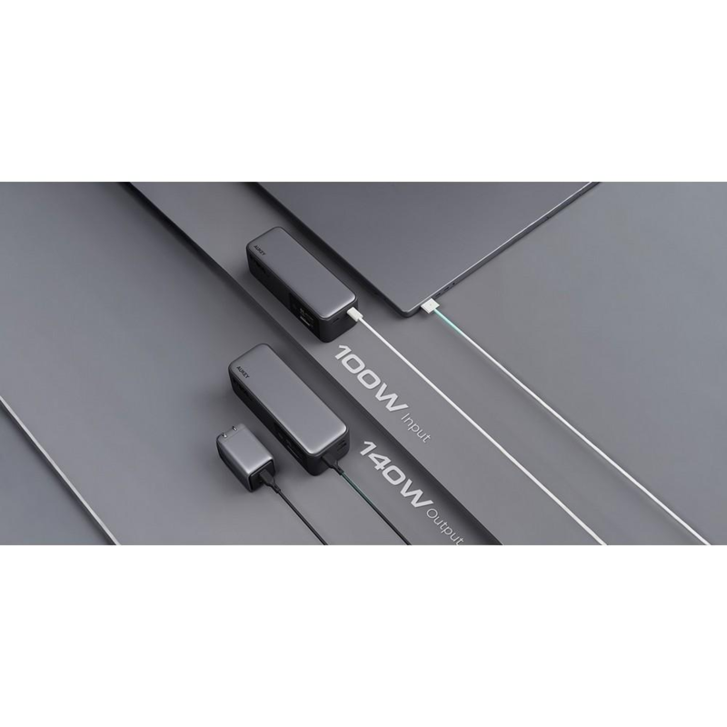 Power bank 27600 mAh, 140 W, Aukey z logo VAM15-32 - 10