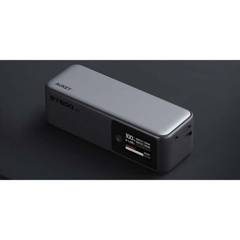 Power bank 27600 mAh, 140 W, Aukey z logo VAM15-32 - 12