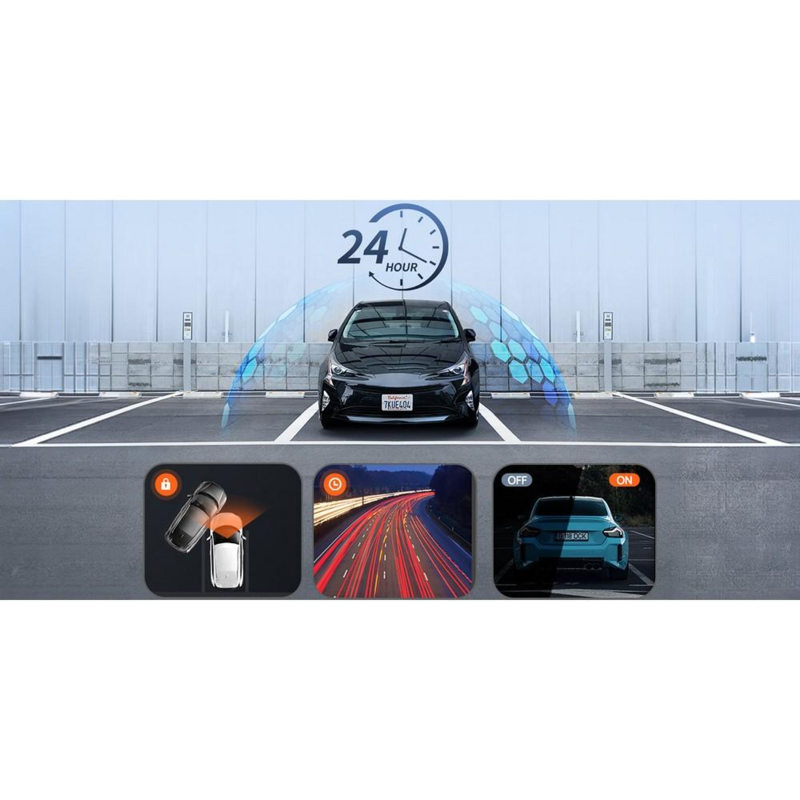 Wideorejestrator samochodowy, kamera 70MAI M310 3K z logo VAM18-03 - 9