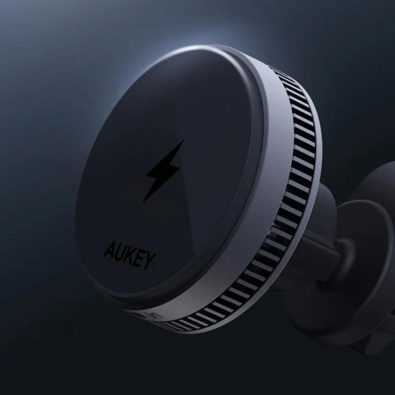 Samochodowy uchwyt do telefonu, magnetyczna ładowarka bezprzewodowa 25W Aukey z logo VAM20-03 - 6