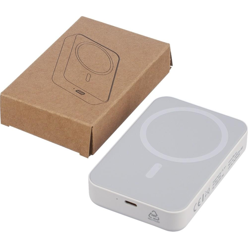 Bezprzewodowy power bank 10000 mAh z logo VB277-02 - 5