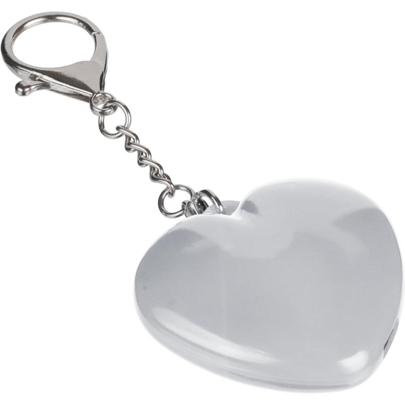 Brelok do kluczy "serce", lampka LED z logo VB319-02 - 4