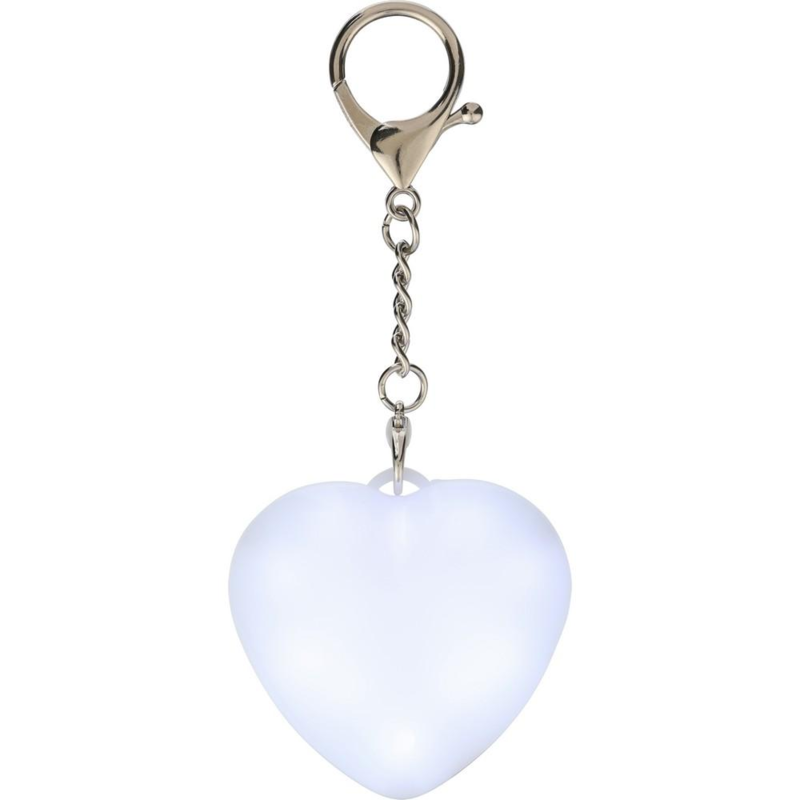 Brelok do kluczy "serce", lampka LED z logo VB319-02 - 10