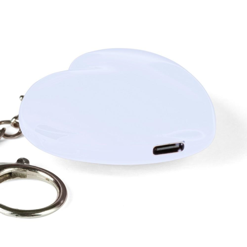 Brelok do kluczy "serce", lampka LED z logo VB319-02 - 12