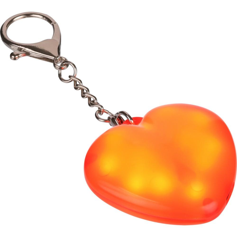 Brelok do kluczy "serce", lampka LED z logo VB319-05 - 6