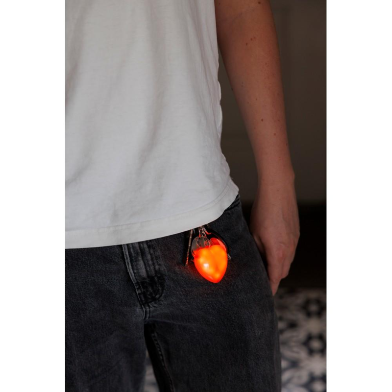 Brelok do kluczy "serce", lampka LED z logo VB319-05 - 14