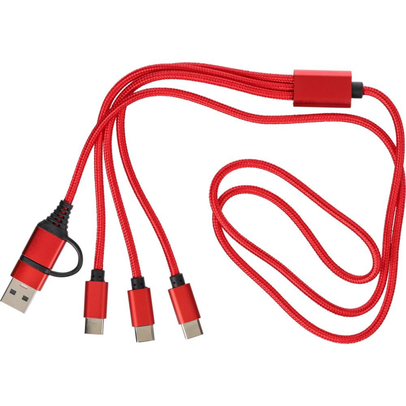 Kabel do ładowania 6 w 1 z logo VB331-05 - 2