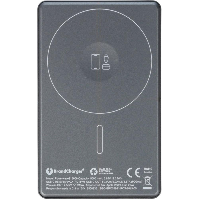 Power bank 5000 mAh BrandCharger Powerwave 2 z logo VB338-15 - 7