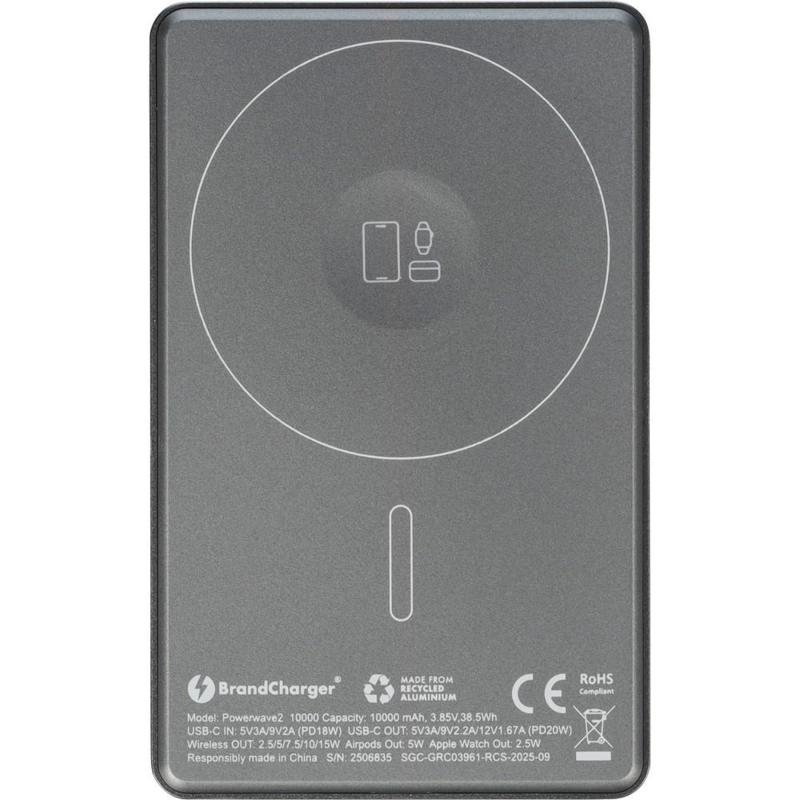 Power bank 10000 mAh BrandCharger Powerwave 2 z logo VB339-15 - 10