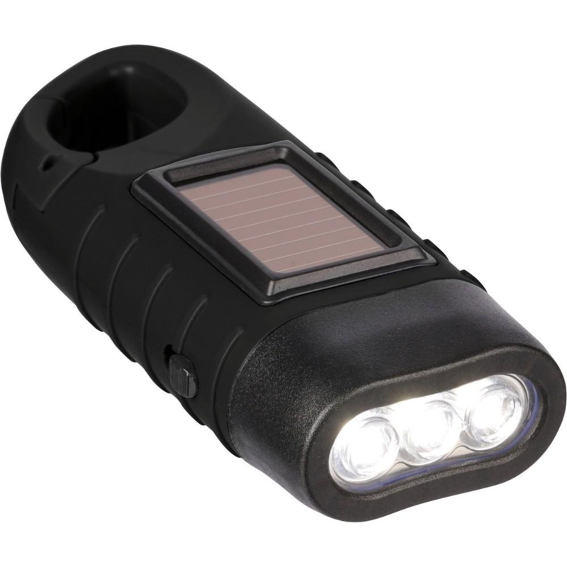 Latarka solarna, lampka LED z logo VB346-03 - 2