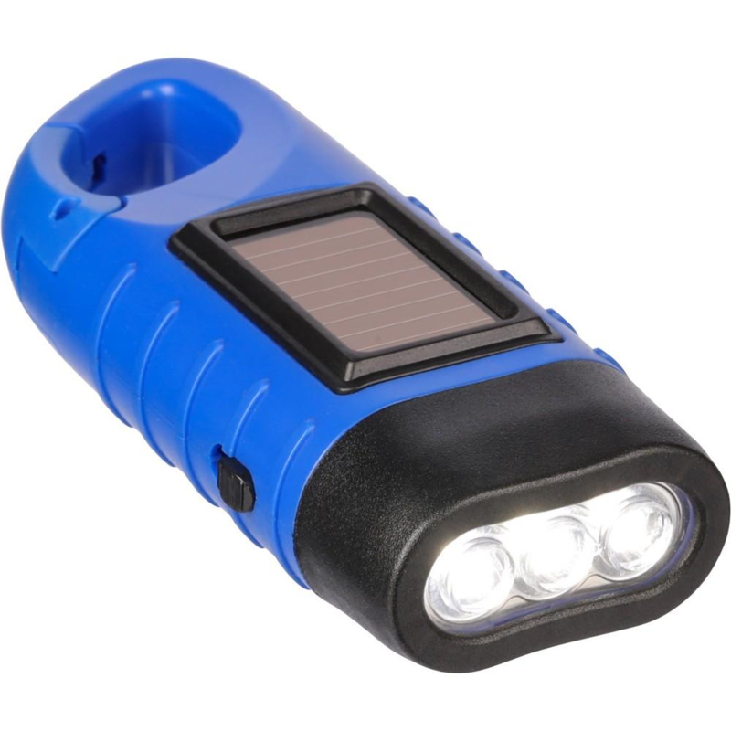 Latarka solarna, lampka LED z logo VB346-11 - 6