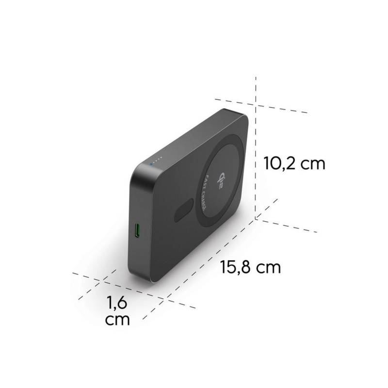 Magnetyczny power bank 10000 mAh Hama z logo VH037-03 - 4
