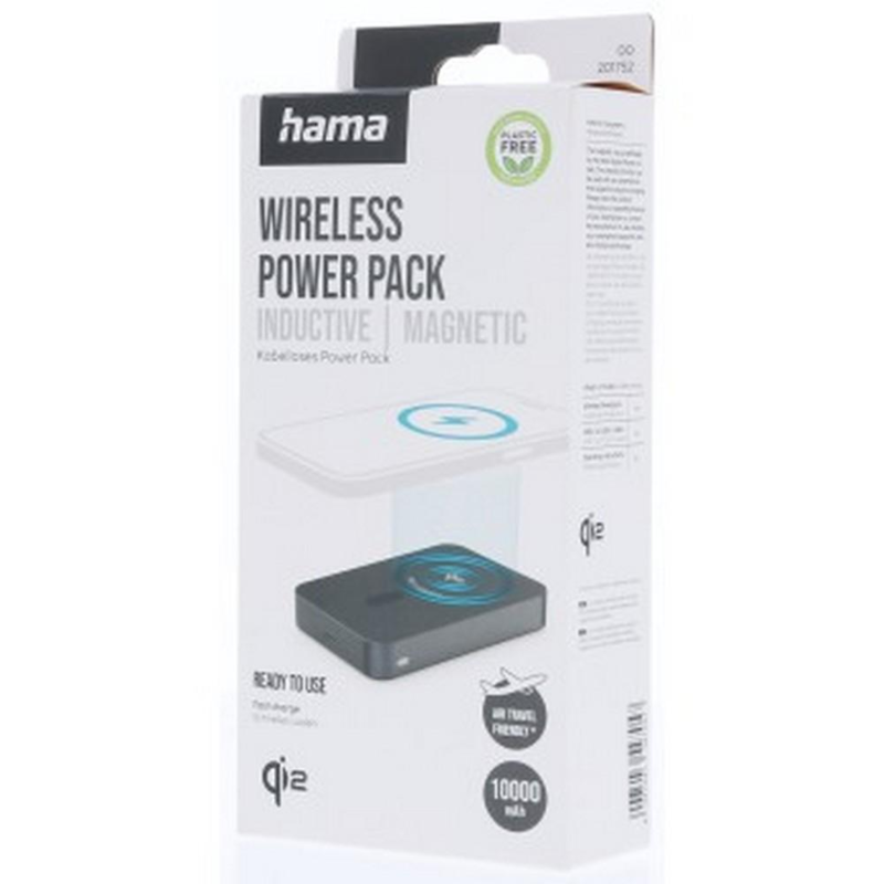 Magnetyczny power bank 10000 mAh Hama z logo VH037-03 - 12