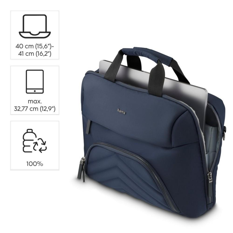 Torba na laptopa 15,6"-16,2" Hama Lightweight Premium z logo VH046-04 - 4