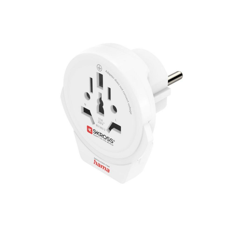 Adapter podróżny Skross for Hama USB z logo VH049-02 - 1