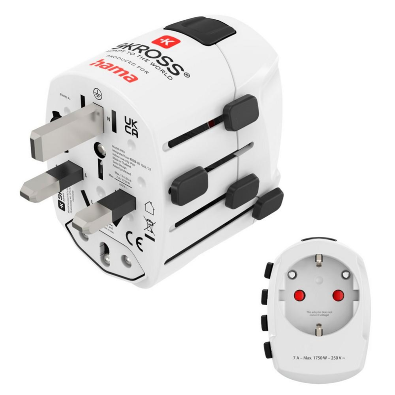 Adapter podróżny Skross for Hama Pro z logo VH050-02 - 2