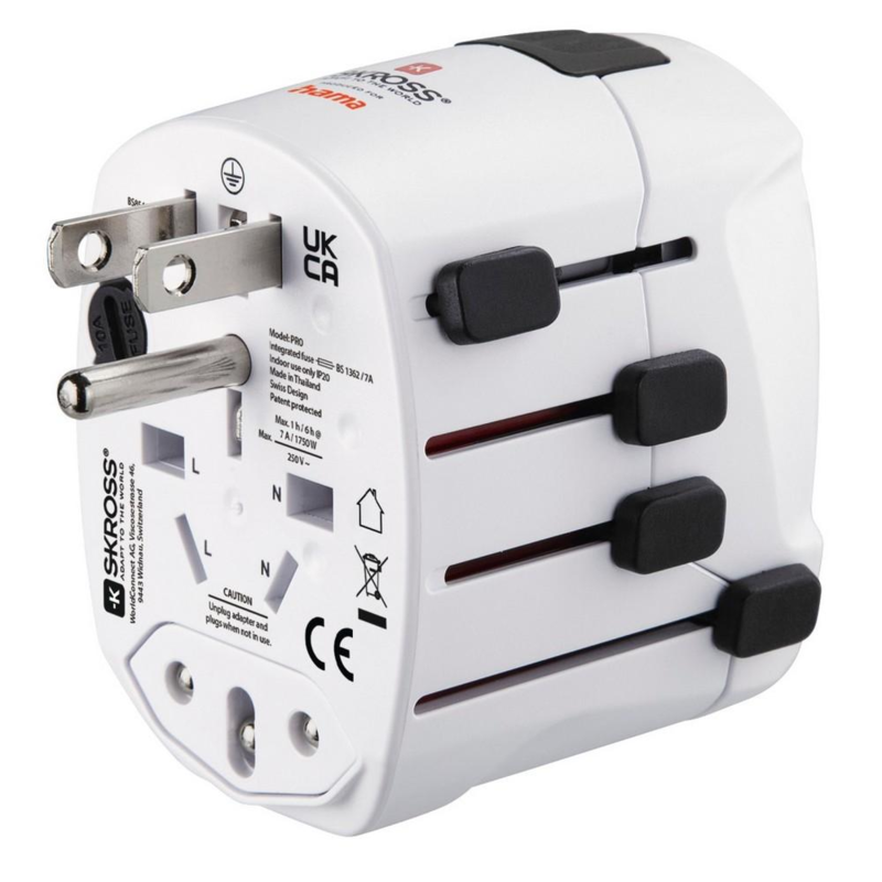Adapter podróżny Skross for Hama Pro z logo VH050-02 - 5