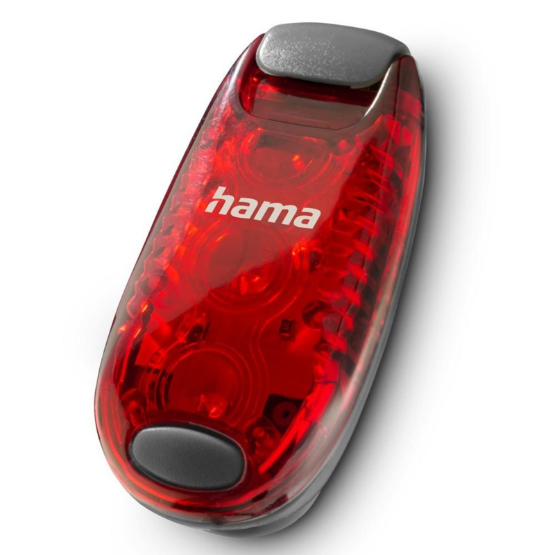 Zestaw lampek rowerowych, ostrzegawczych Hama 2 el. z logo VH051-03 - 5