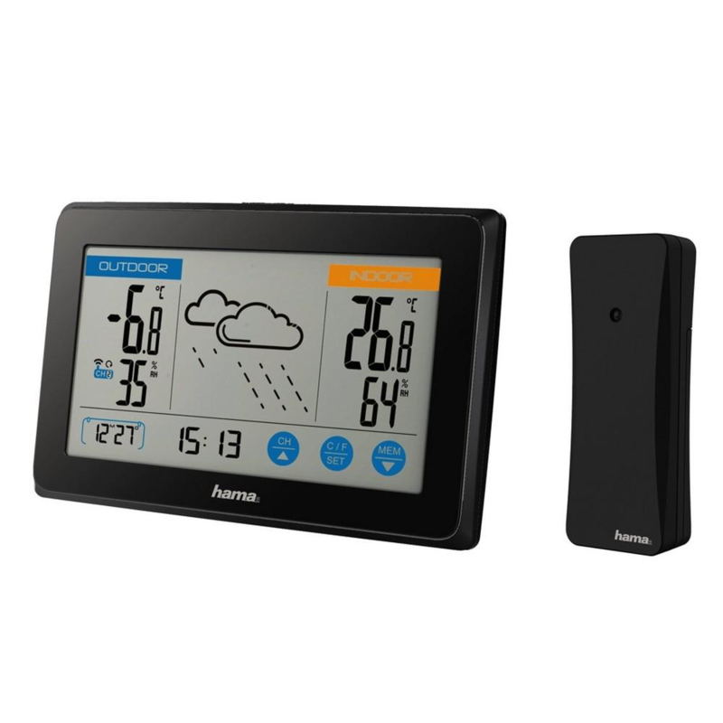 Stacja pogodowa Hama Touch z logo VH064-03 - 1