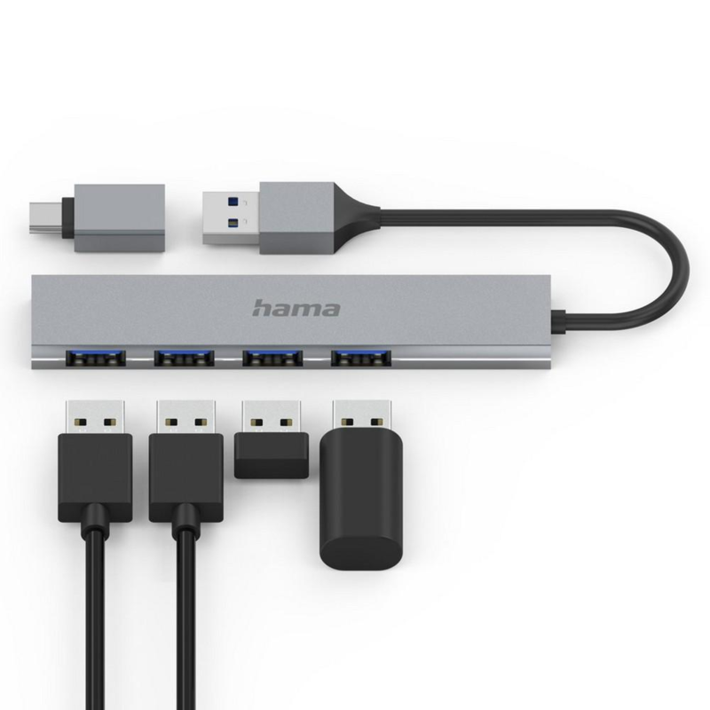 Hub USB, USB-C Hama z logo VH072-19 - 6