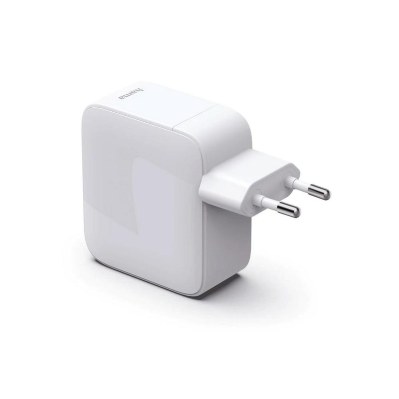 Ładowarka ścienna 30W ze zwijanym kablem Hama z logo VH074-02 - 3