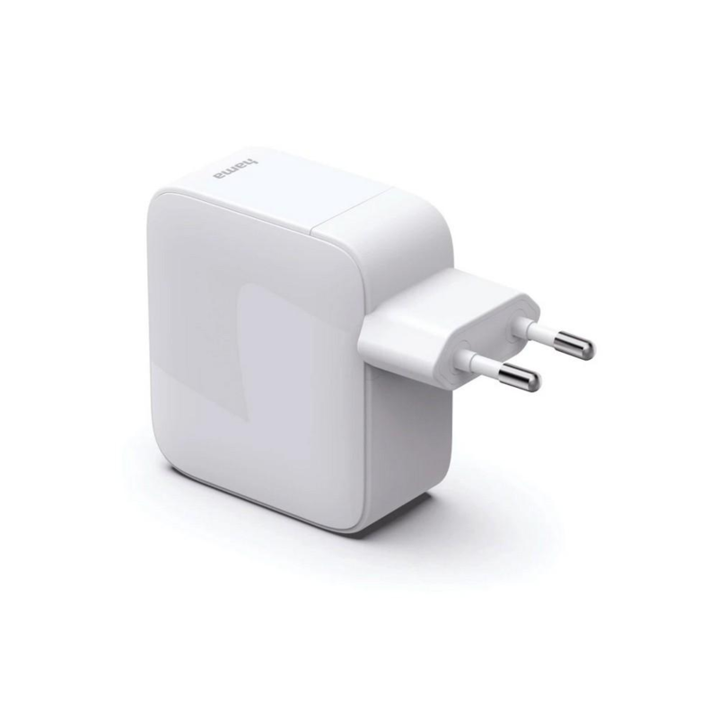 Ładowarka ścienna 65W ze zwijanym kablem Hama z logo VH075-02 - 3